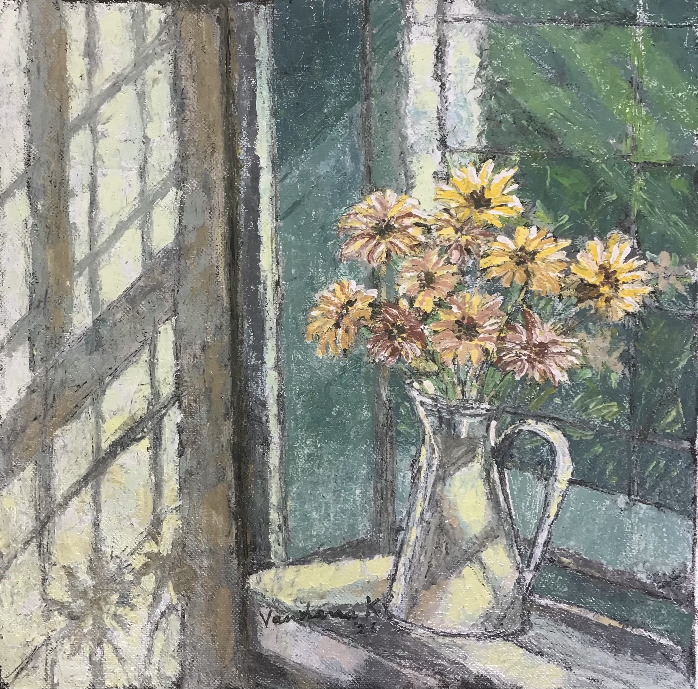 Flowers In Morning Sun